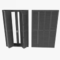 Modern Black Frame Casement Windows With Aluminum Material And Double Panel Design