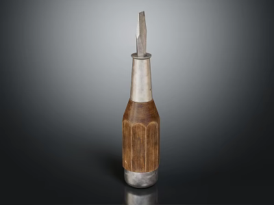 Modern screwdriver Flat screwdriver Phillips screwdriver 3d model