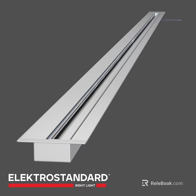 Modern Downlight Spotlight Aluminum Track Rail Ceiling Mounted Lighting Fixture 3d model 