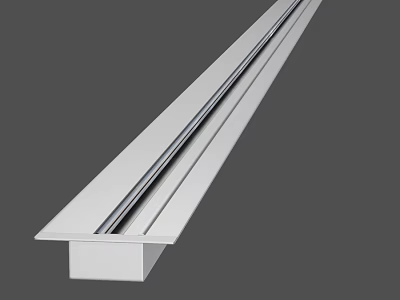 Modern Downlight Spotlight Aluminum Track Rail Ceiling Mounted Lighting Fixture 3d model