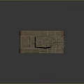 Military Green Armored Tank With Heavy Duty Tracks And Turret Gun Barrel Design