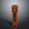 Floor Clock Big Clock Retro Clock Retro Clock Retro Clock Large Clock Pendulum Furnishings 3d model