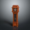 Floor Clock Big Clock Retro Clock Retro Clock Retro Clock Large Clock Pendulum Furnishings Furnishings 3d model