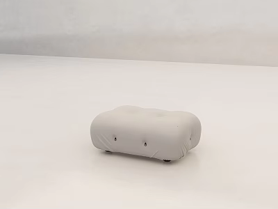 White Single Seater Sofa With Minimalist Design For Modern Living Room Home Furniture 3d model