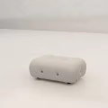 White Single Seater Sofa With Minimalist Design For Modern Living Room Home Furniture