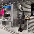 Modern Window Winter Window 3d model