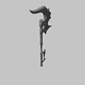 Fantasy Design Axe 3d model