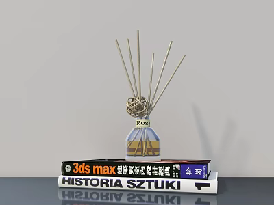 3ds Max Visual Art and 3D Modeling 4th Edition with History of Art Books 3d model