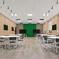 Recording and broadcasting classroom broadcasting classroom 3d model
