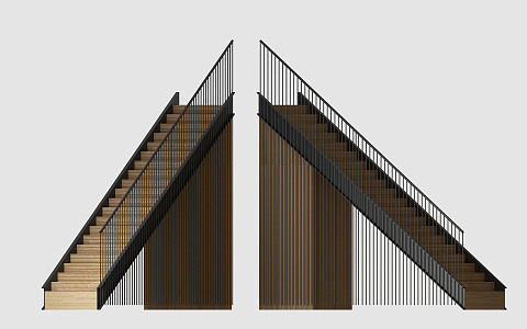 Modern Stairs 3d model