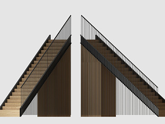 Modern Stairs 3d model