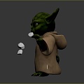 Modern game character Yoda Yoda Master Gloro Ancient Star Wars 3d model