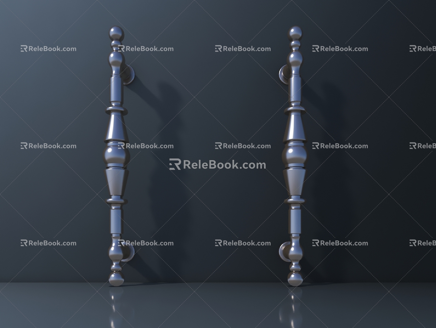 Handle door handle 3d model