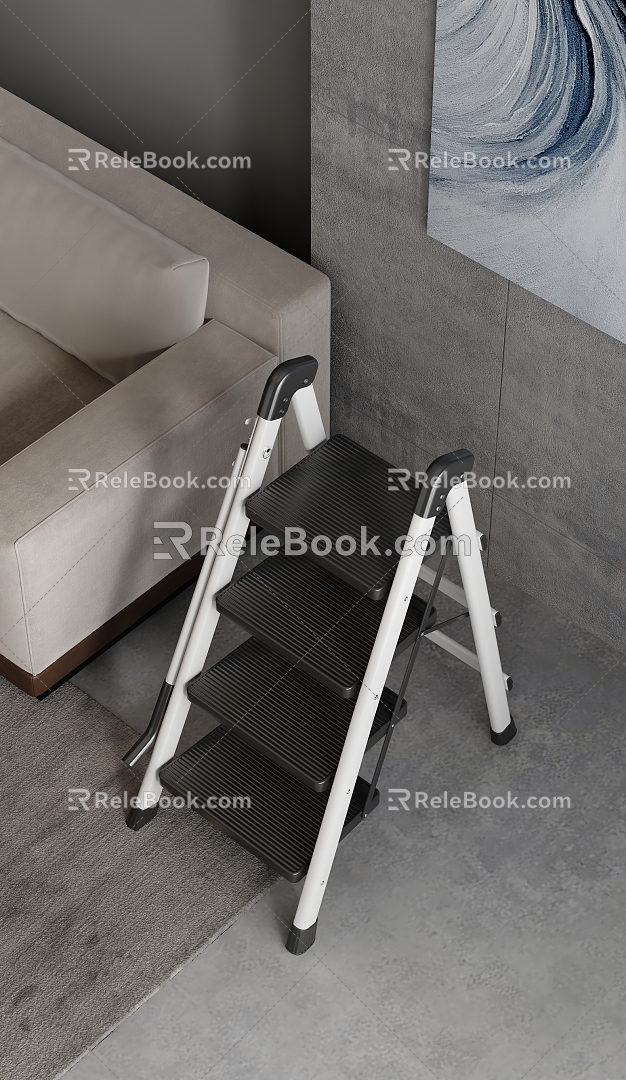 modern ladder 3d model