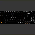 Slim Wireless Computer Keyboard With Standard Layout And Function Keys