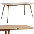 Modern Side Table With Sleek Design Wooden Top And Metal Legs