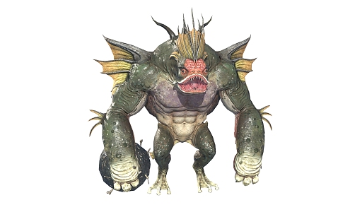 Modern Monster 3d model