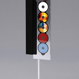 modern vertical sound 3d model