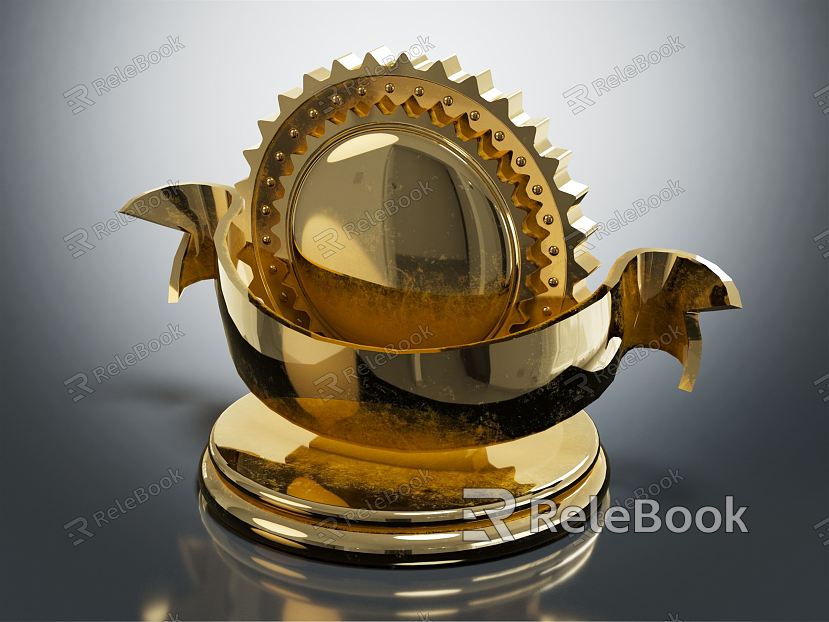 Light Luxury Trophy Metal Trophy model