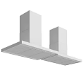 Stainless Steel Range Hoods Modern Design With Detachable Filters For Kitchen Ventilation