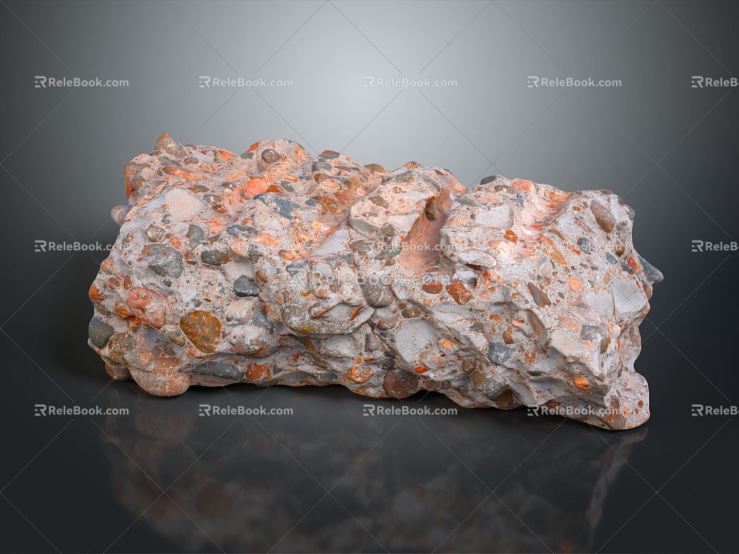 Stone Rock Stone Stone Appreciation Stone Strange Stone Ore Realistic 3d model