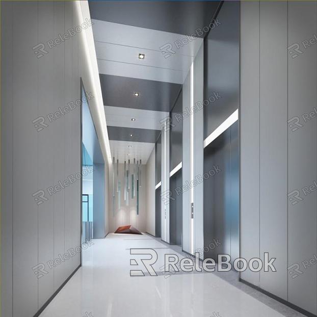 Elevator hall model