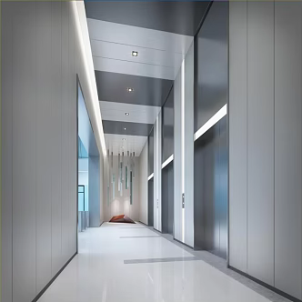 Elevator hall 3d model