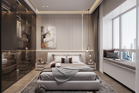 Modern Bedroom 3d model