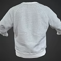 Gray Crew Neck Sweatshirt With Indian Head Graphic And Navy Text Design