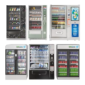 Modern Freezer Fridge Freezer 3d model