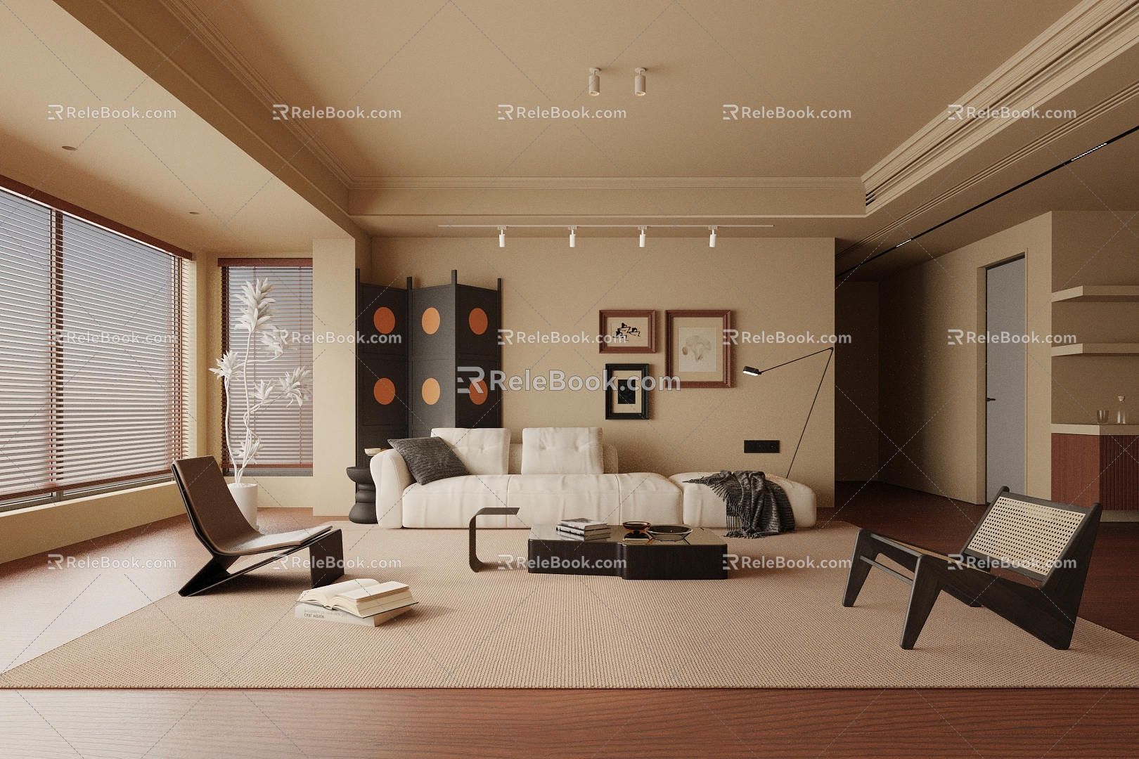 The Silent Living Room 3d model