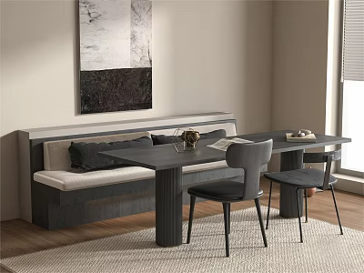 Modern Card Seat Sofa 3d model