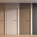 Modern Hinged Doors With Various Colors And Wooden Texture For Interior Design