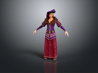 Woman Female Beauty Female Youth Girl Female Character Girl Realistic Woman 3d model