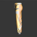 Stylish Casual Pants With Yellow And Gray Geometric Patterns For Daily Wear