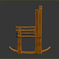 Wooden Leisure Chairs In Various Styles With Classic Design And Matching Stools