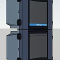 Wall Mounted Industrial Equipment With Digital Display And Secure Casing In Modern Setting