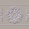 Gypsum Corner Gypsum Carved Decoration 3d model