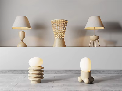 Quiet Table Lamp 3d model