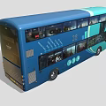 Wrightbus bus passenger car tourist bus double-decker bus low face number low model simple model film and television level 3d model