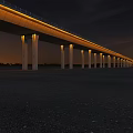 Linfen City Binhe West Road Viaduct Lighting and Rainbow Bridge Lighting 3d model