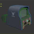 Gray RANS Tactical Weapon Sight With Fox Head Logo And Durable Build
