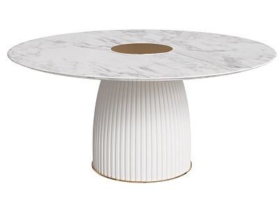 dione Nordic marble flower table 18 3d model