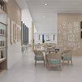 Modern Bright Service Hall With Service Counters Waiting Seats And Large Windows