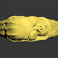 Elegant Gold Ring With Intricate Carved Details For Daily Accessories