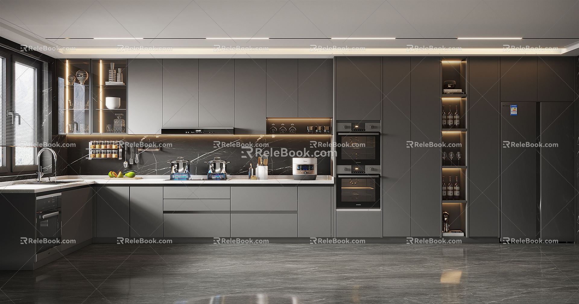 Modern Kitchen 3d model