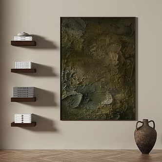 Quiet Vintage Decorative Painting 3d model