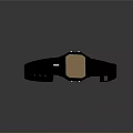 Modern Minimalist Wristwatch With Black Strap And White Dial Featuring 2021 Number