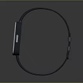 Smart Wristband Blue Strap Digital Display Fitness Tracker with Step Counter and Heart Rate Monitor