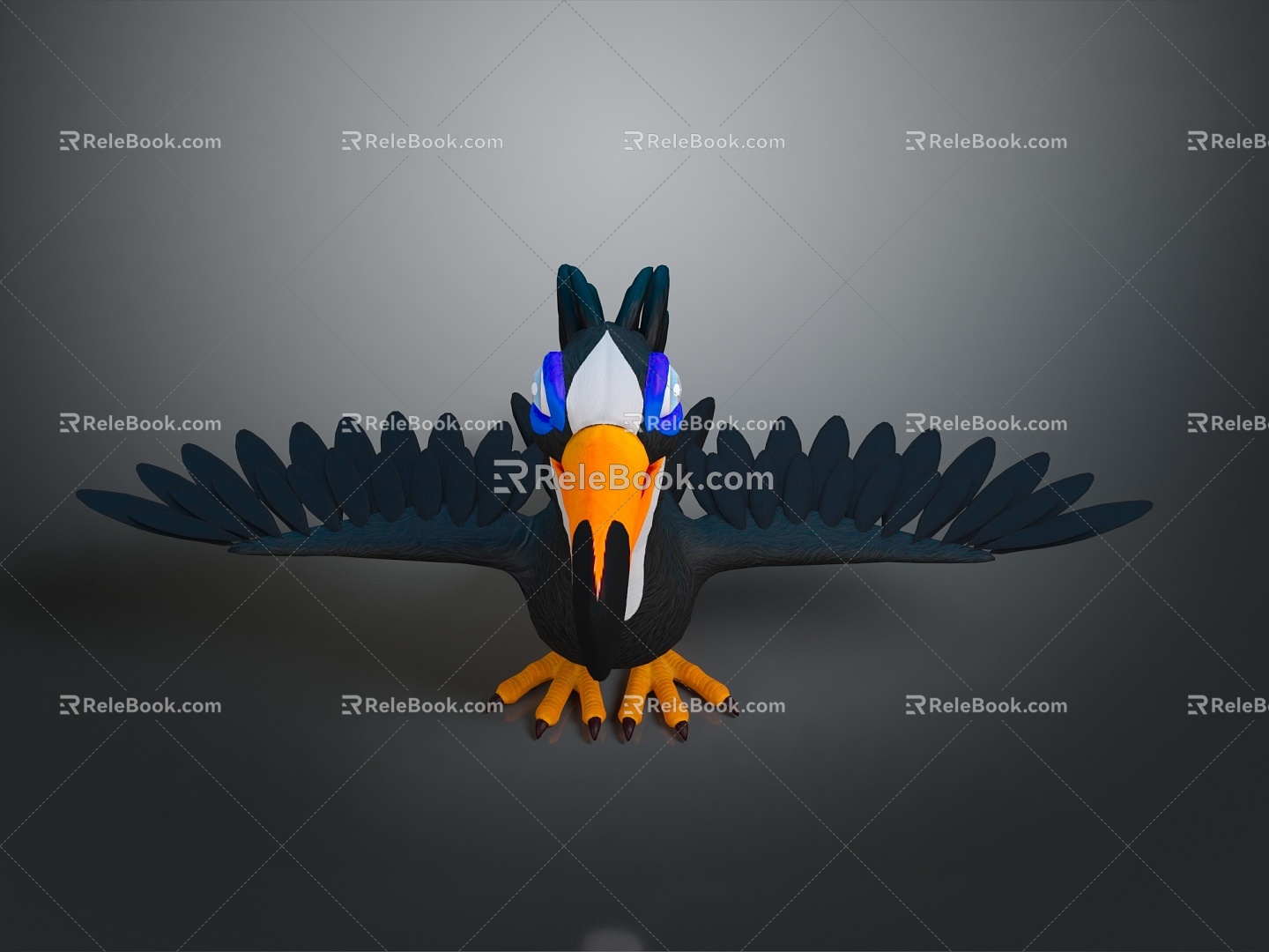 bird bird bird bird game animal cartoon animal animal realistic animal 3d model